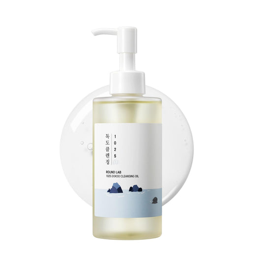 ROUND LAB 1025 Dokdo Cleansing Oil 200ml, Facial Oil Cleanser for Face, Deep Pore Cleansing, Makeup Blackhead Impurities Remover, Easy to Wash Off No
