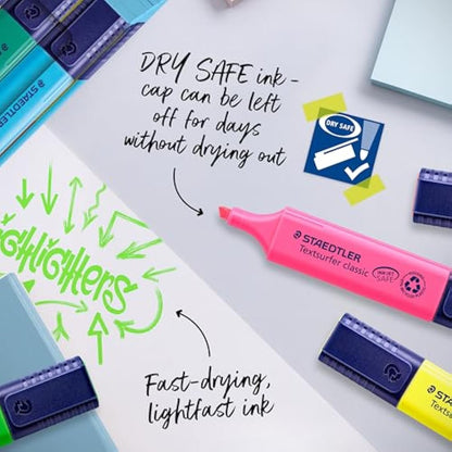 STAEDTLER 364-4 Textsurfer Classic Highlighter - Orange (Box of 10)