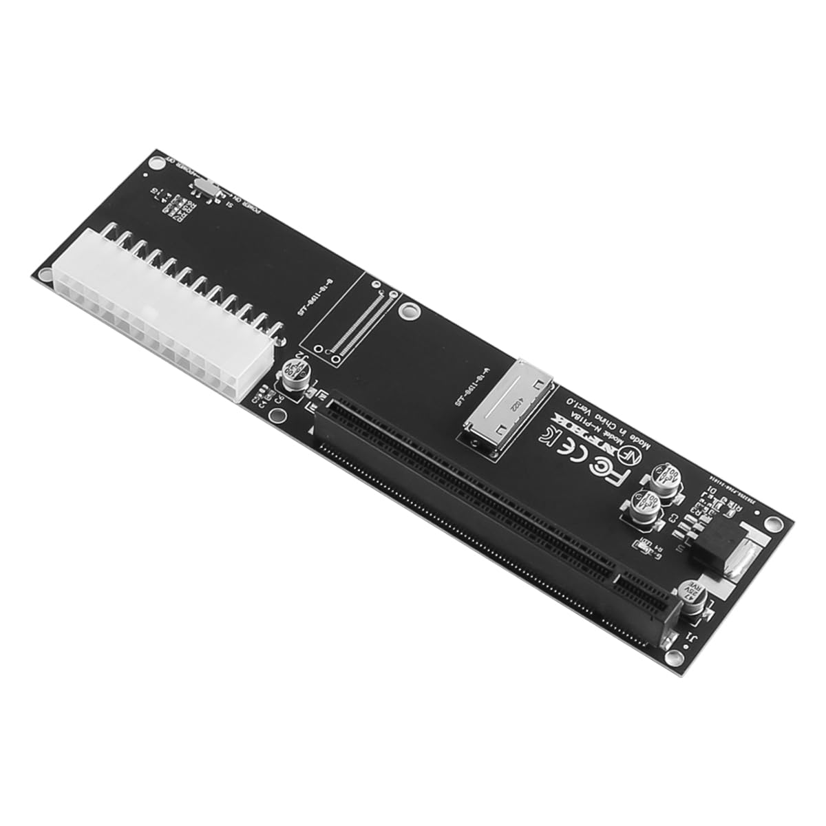 VOANZO Oculink SFF-8612 8611 to PCI-Express PCIE 16X Expansion Card with ATX 24pin Power Port for External Graphics Cards