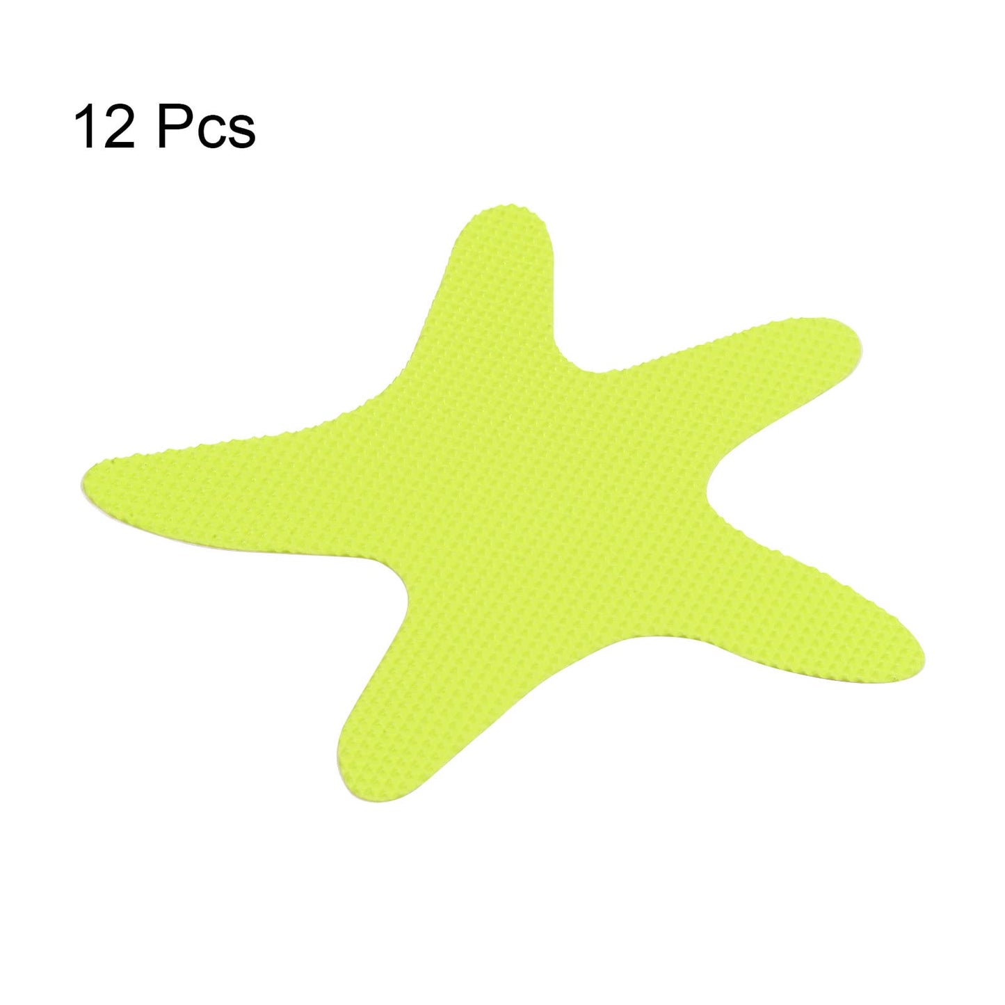 sourcing map 12pcs Non Slip Bathtub Stickers Bath Shower Floor 3.86" Anti-Slip Sticker Tape Starfish Style Decals for Bathroom Kitchen Bathtub Treads