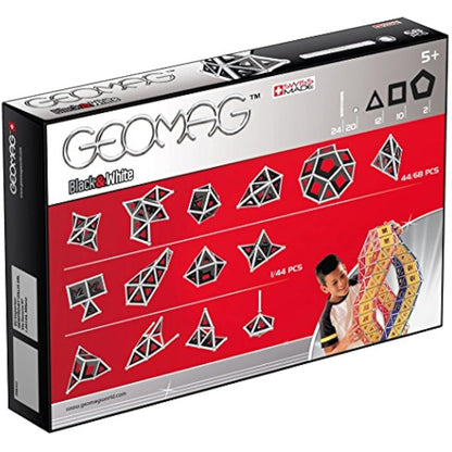 Geomag- 012 - Black & White, 68 Pieces