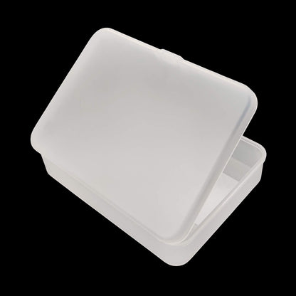 Goodma 8 Pieces Frosted Rectangular Plastic Storage Boxes