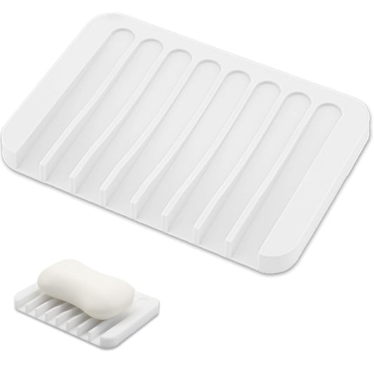1 Pc Soap Dish,Soap Box,Soap Dish with DrainageWhite
