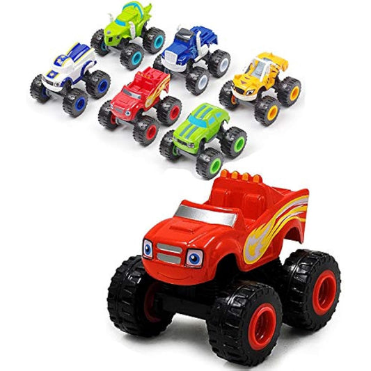 VI AI The Monster Machines - Truck Vehicles Toys Gifts - Scooters Car for Kids (6 pcs)