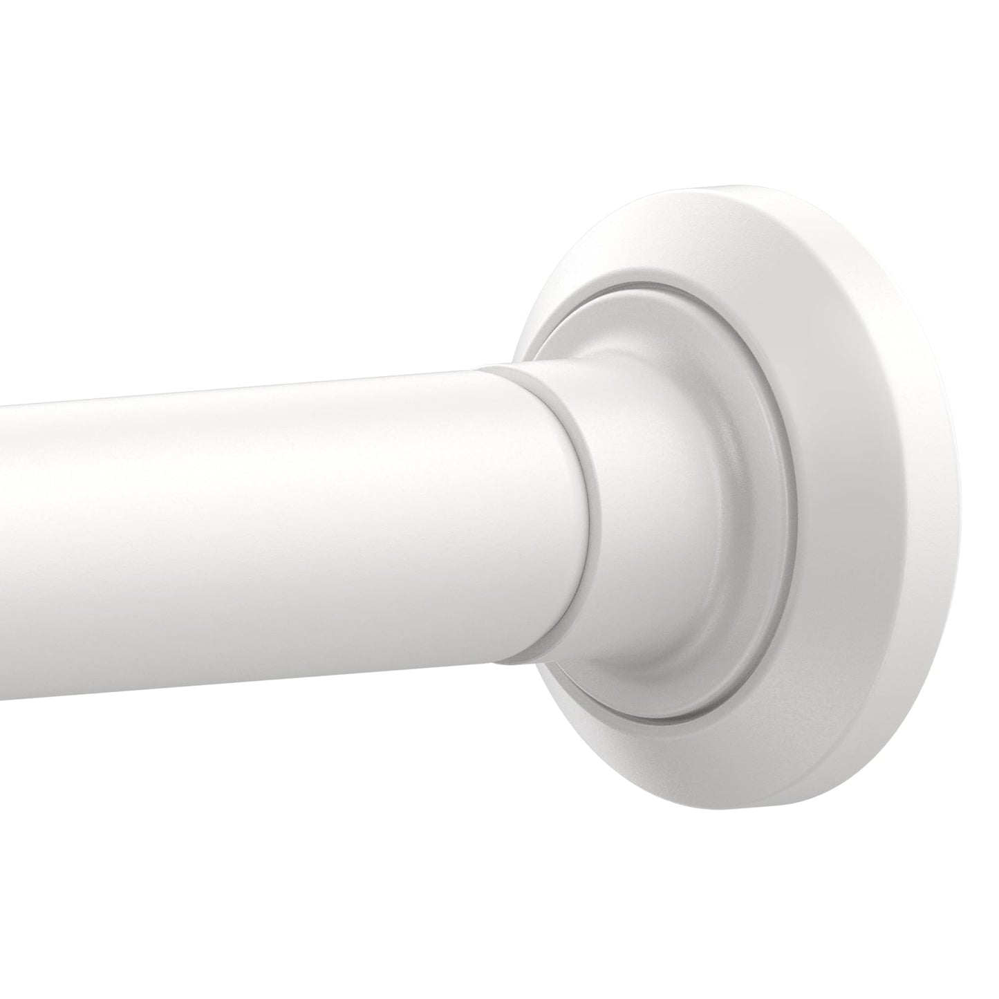 ENJOYBASICS Shower Curtain Pole 84 to 183 cm, 1 Inch Extendable Tension Rods for Curtains No Drill, Shower Rail for Bathroom, Closet, Window