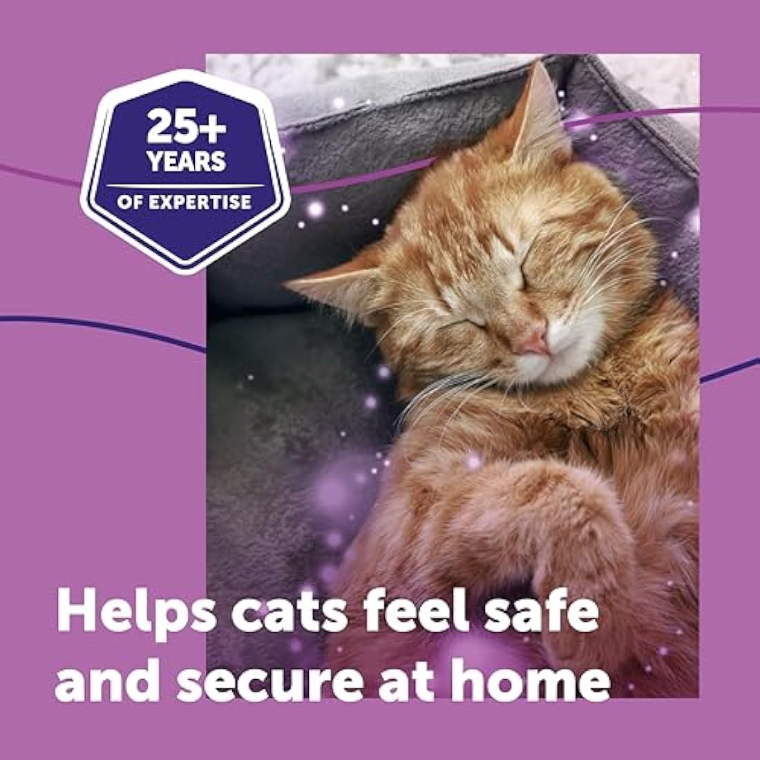 FELIWAY Classic 30 Day Cat Calming Odourless Refill for Pheromone Diffuser, 48ml - Helps Solve Common Signs of Stress in Cats & Kittens, Veterinary Recommended, Drug-free, Clinically Proven
