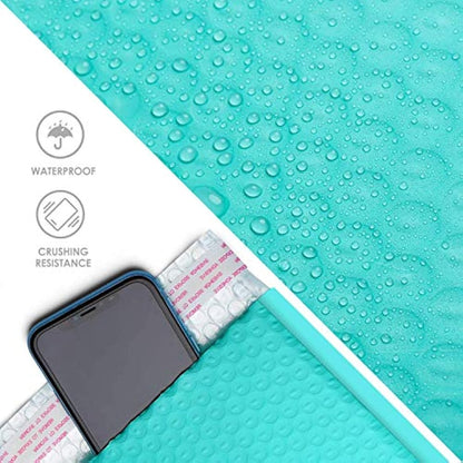 Switory 25Pcs Poly Bubble Mailers A5 Padded Envelopes Bulk Bubble Lined Wrap Polymailer Bags for Shipping Packaging Mailing Self Seal Teal 15.2cmx22.9cm