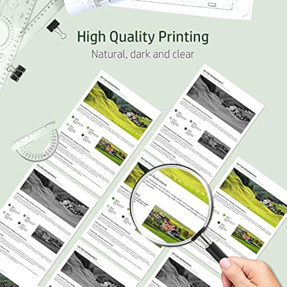 Coloran 62XL Ink Cartridges, for HP 62 XL Black and Tri-color, Compatible for Envy 5540 5541 5542 5543 5544 5545 5546 5547 5548 5640 5642 5644 7640 OfficeJet 200 250 5740 5742 5744(2-Pack)
