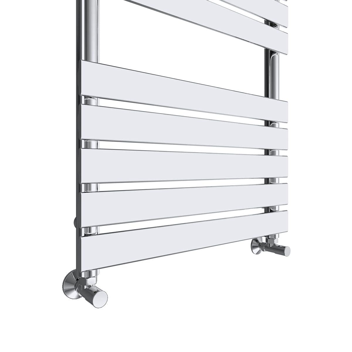 Warmehaus Flat Panel Heated Towel Rail Bathroom Radiator Chrome 1800x600mm