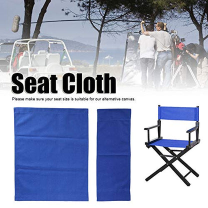 EBTOOLS Director Chair Cover, 1 Set Director Chair Canvas Durable Replacement Seat Cover Portable Folding Chairs Cover Kit for Directors Chairs Home