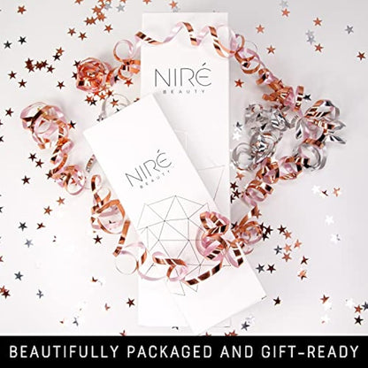 Niré Beauty Eye Brush Set - Award Winning Eye Makeup Brushes for Eyes and Brows Including Eye Shadow Brush Set, Eyebrow Brush and Tweezers