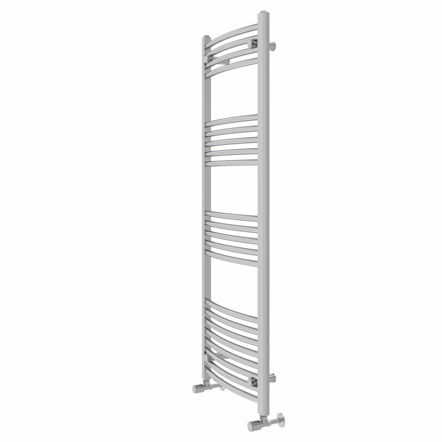 Warmehaus Curved Heated Towel Rail Chrome Radiator 1400x500mm