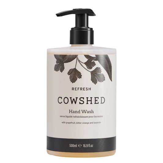 Cowshed Refresh Hand Wash 500ml | Grapefruit, Lavender & Bitter Orange Natural Soap | Luxury Hand Wash | Vegan & Paraben Free
