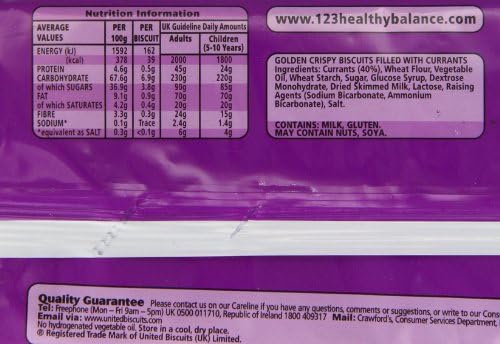 Crawfords Garibaldi Biscuits 100 g (Pack of 12)