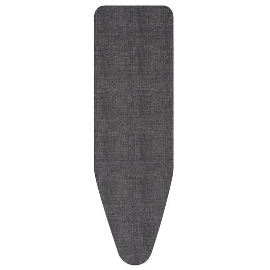 Brabantia Ironing Board Cover D 135x45 cm ? Morning Breeze | 100% Cotton Top Layer with 8mm Foam Padding for Size D Ironing Boards | Durable,