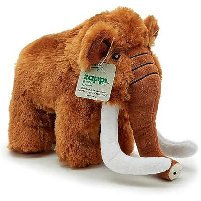 Zappi Co Ultra Soft Mammoth Plush Toy (23 cm Length) - 100% Recycled, Eco-Friendly, Newborn Gift, Realistic Lifelike