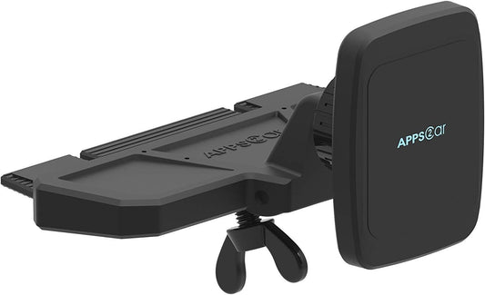 APPS2Car Universal Car Phone Holder - CD Slot Mount, Compatible with iPhone 11/11 Pro/Xs MAX/XR/XS/X, Galaxy S10/S10+/S9 and More