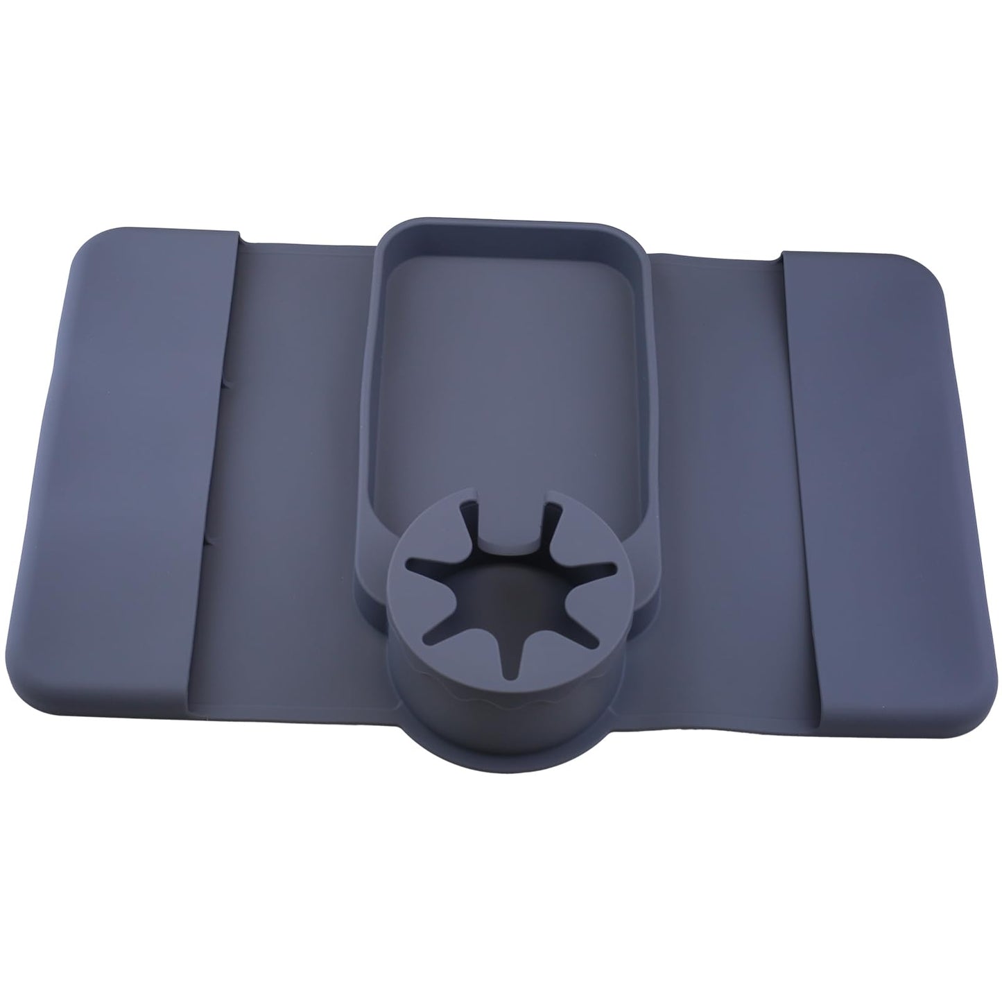 DLBTWDOYLS Silicone Sofa Cup Holder Tray, Non-slip Sofa Armrest Cup Holder with Side Pockets, Multi-functional Sofa Armrest Organiser