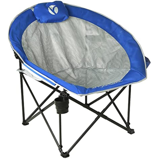 ROCK CLOUD Portable Camping Chair Folding Chairs Outdoor for Camp Hiking Backpacking Lawn Beach Sports, Blue (RC01508)