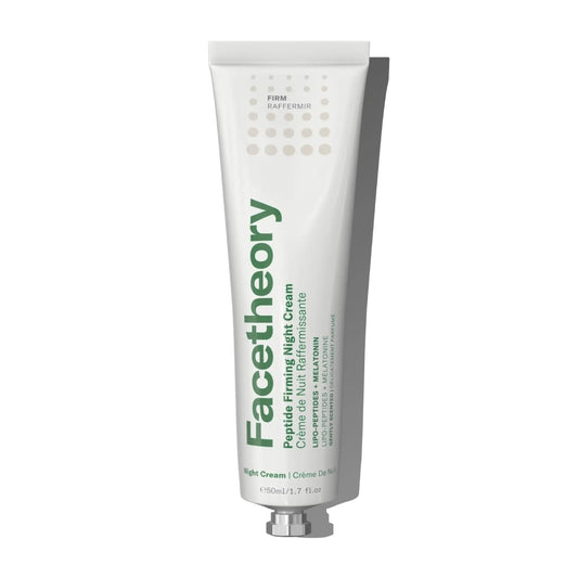 facetheory Peptide Firming Night Cream - Anti Wrinkle Night Cream with Melatonin to Repair & Nourish Skin - Night Moisturiser to Reduce Fine Lines &