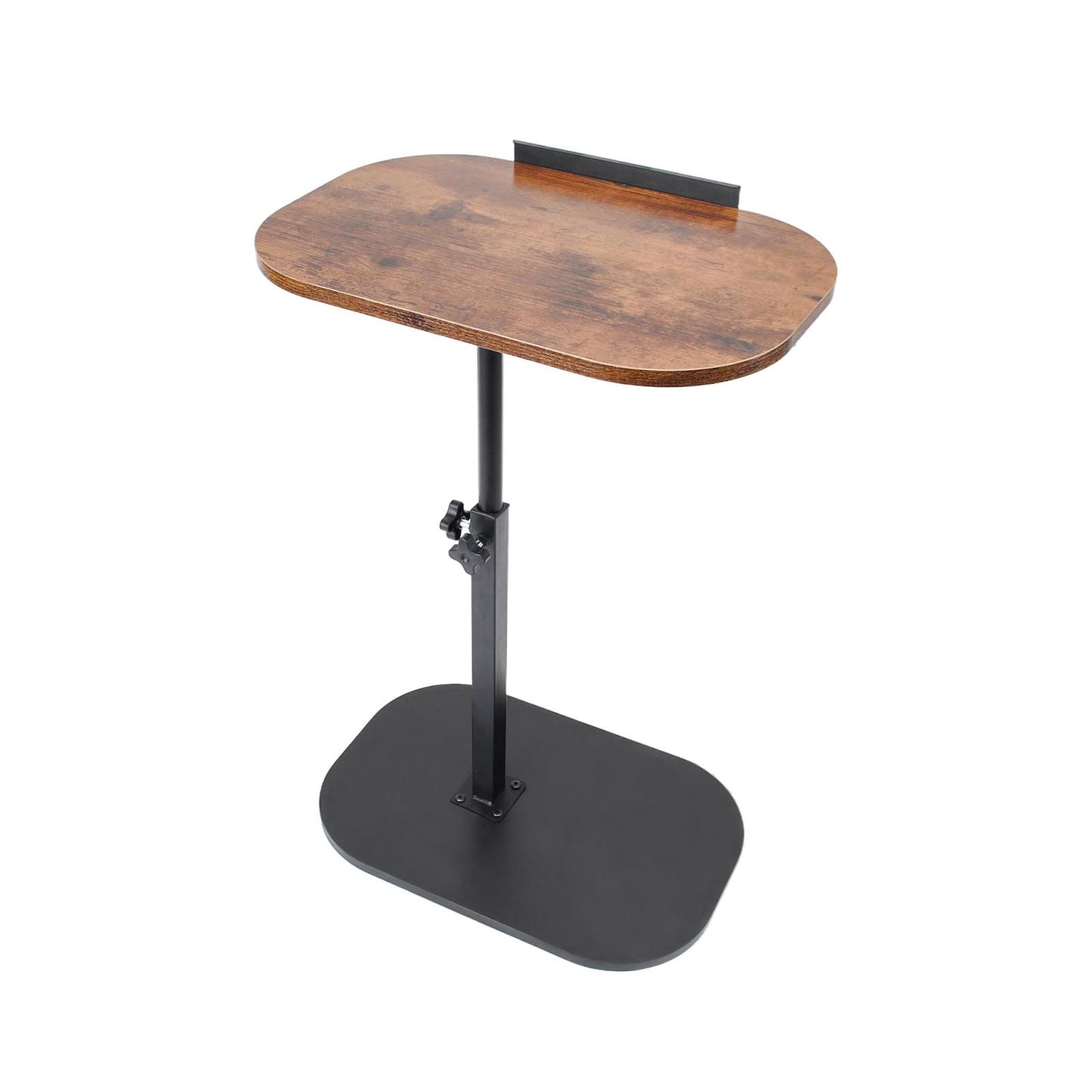 XUDREZ Large Adjustable C Shaped Side Table, Height Adjustable End Table, 360°Swivel Living Sofa Coffee Table for Bed/Bathtub, Rotating Tabletop
