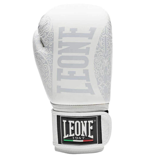 LEONE 1947, Maori Boxing Gloves, Unisex Adult, White, 10 OZ M, GN070