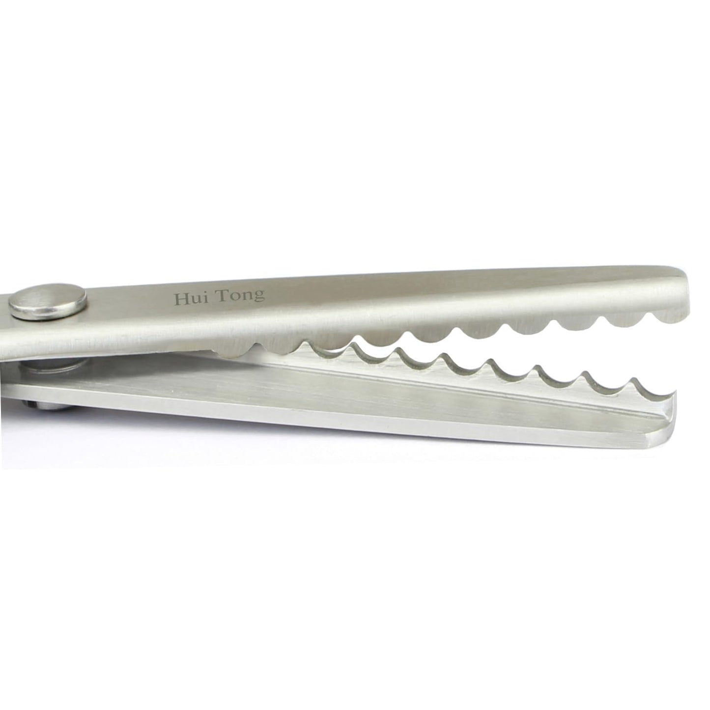 Hui Tong Scallop Scissors for Fabric Strong & Sharpe Pinking Shears Serrated and Scalloped Pinking Shears A Total of 6 Models (Scalloped 7mm)