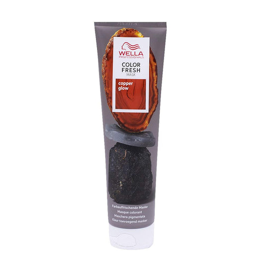 Wella Professionals Color Fresh Mask Copper Glow - Hair Treatment to Revitalise and Change Hair Colour - Nourishing Tint with Avocado Oil - for Medium
