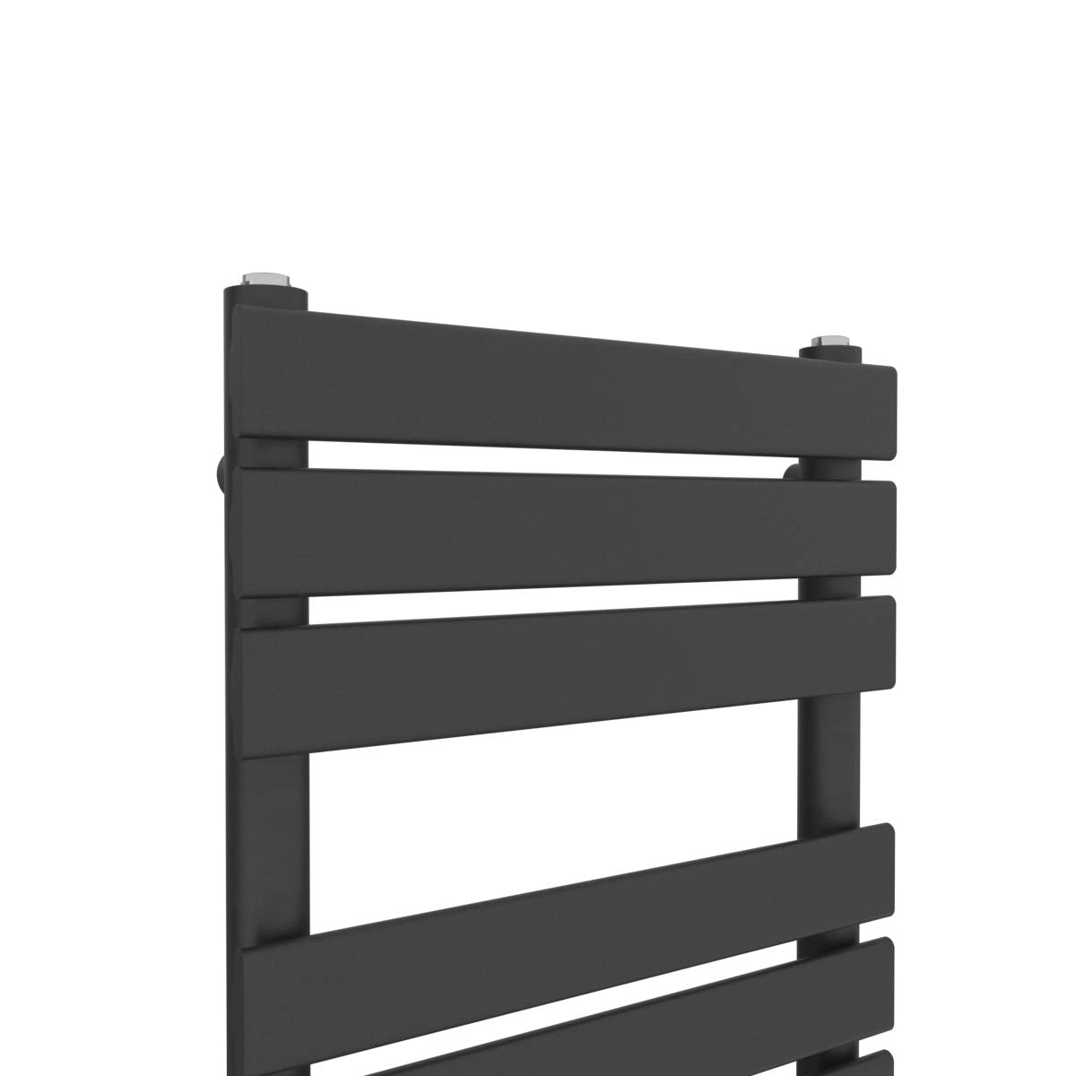 Warmehaus Flat Panel Heated Towel Rail Grey Anthracite Radiator 1600x450mm