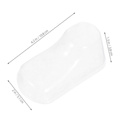 Ciieeo Transparent Baby Feet Display Molds 50Pcs Infant Shoes Holders Toddler Booties and Socks Shoe Supports for Store and Home Display