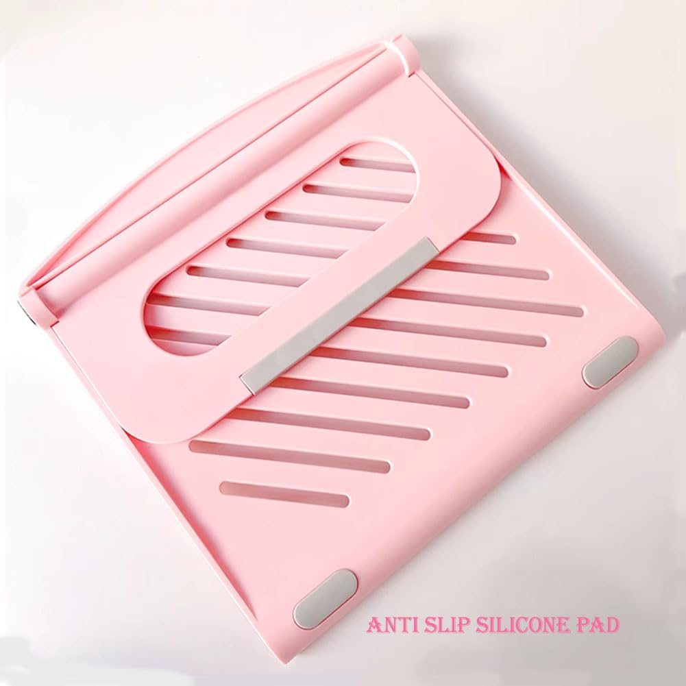 Laptop Stand, Stable Notebook Holder for Desk Voiceless Foldable Computer
