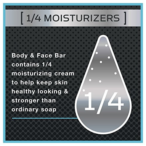 Dove Men+Care Body and Face Bar, Deep Clean 4 oz, 2 Bar