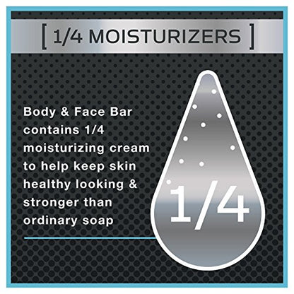 Dove Men+Care Body and Face Bar, Deep Clean 4 oz, 2 Bar