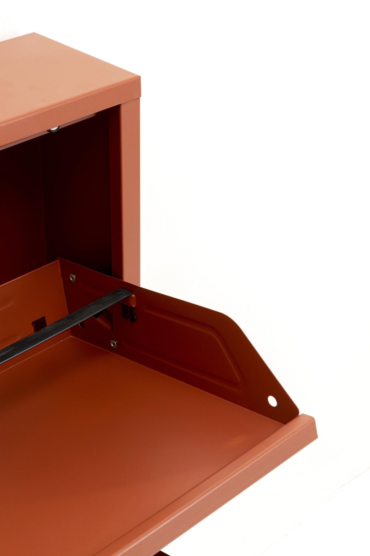 Kare Design Shoe Container Caruso 3, Brown, Steel, 3 Tipping Compartments, Space for 6 Pairs of Shoes, Slim, Space-Saving, Storage Space, Hallway
