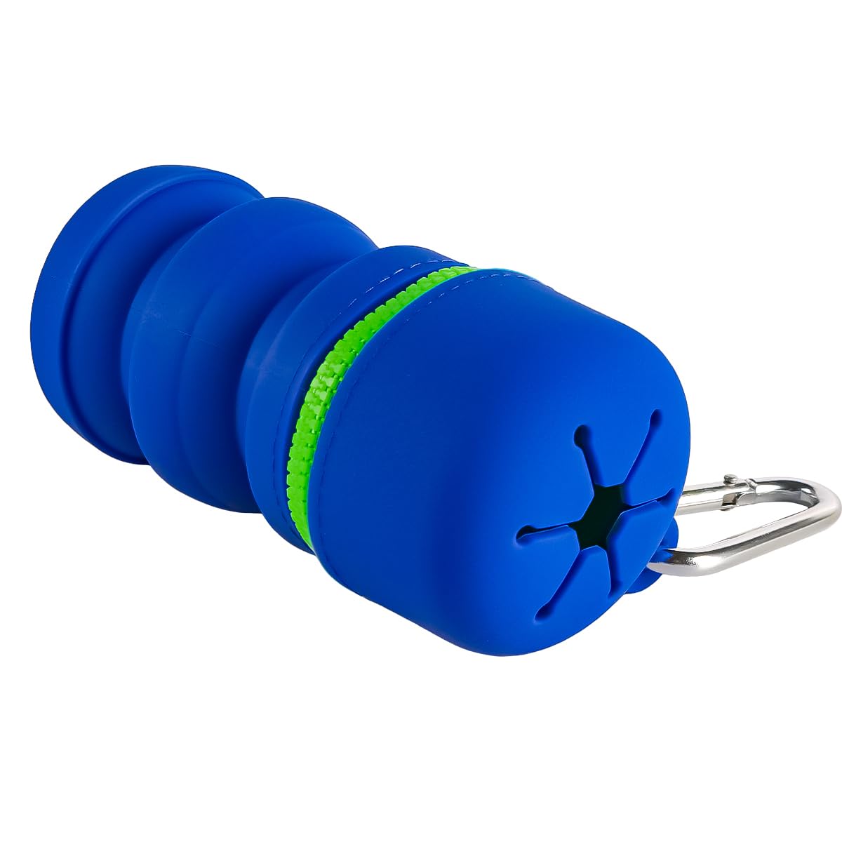 VOANZO Fishing Trash Can Fly Fishing Fly Box Silicone Foldable Fly Fishing Box With Zipper Integrated Trash Can With Hook Multifunctional Portable