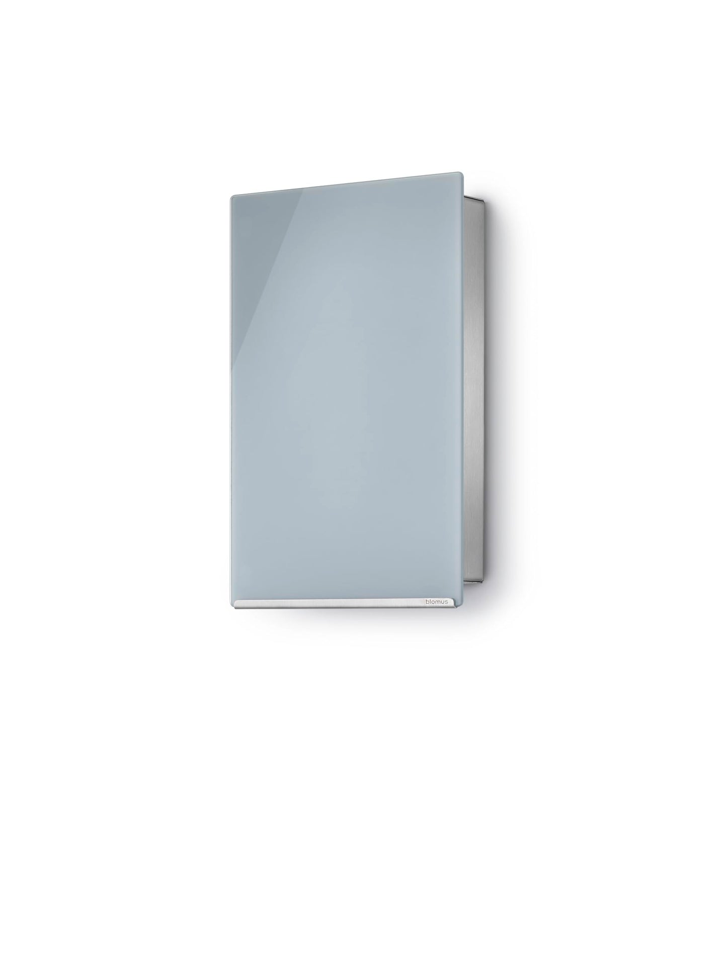 blomus 65372 Key Box/Glass Magnet Board, Metal, Grey, H 30 cm, B 20 cm, L 5 cm