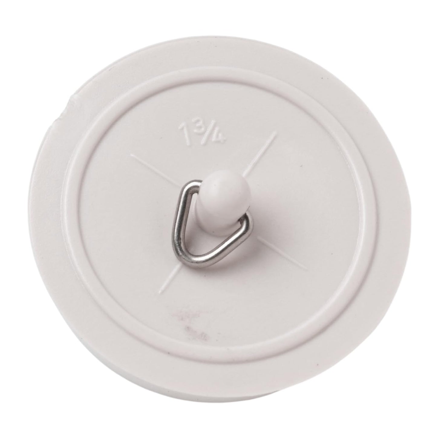 Merriway® BH07886 Bath/Sink Plug, White 45mm (1.3/4") with 450mm Chain (1 of Each)