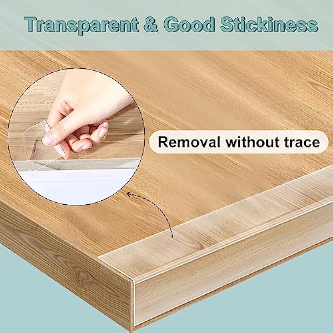 Baby Proofing Edge Protector, Safety Edge & Corner Guards Clear Edge Protector Strip Adhesive Baby Corner Protectors for Furniture Table Sharp Drawer (5m Length / 3cm Width)