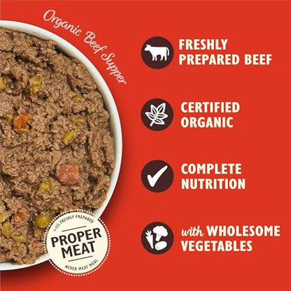 Lily’s Kitchen Made with Natural Ingredients Adult Wet Dog Food Tray Organic Beef 11 x 150g