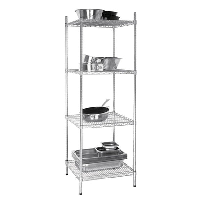 Vogue Tower Display Unit 4 Shelves - 1830x610x610mm 72x24x24"