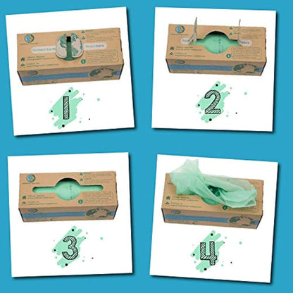 Greener Walker 10L-150Bags 100% Compostable Biodegradable Bin Liners 6L/10L/30L Food Waste Bags with EN13432 Certificate Caddy Kitchen Bin Liners
