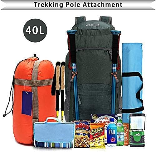 G4Free 40L Rucksack Foldable Hiking Backpack Ultra Lightweight Camping Daypack