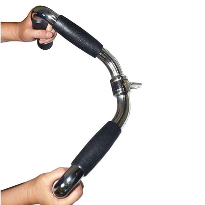 Barbell Cable Attachment For Cable Machines, Lat Pull Down Bar Cable Machine Attachments, Tricep Press Down Bar, Revolving Straight Curl Pulldown Bar