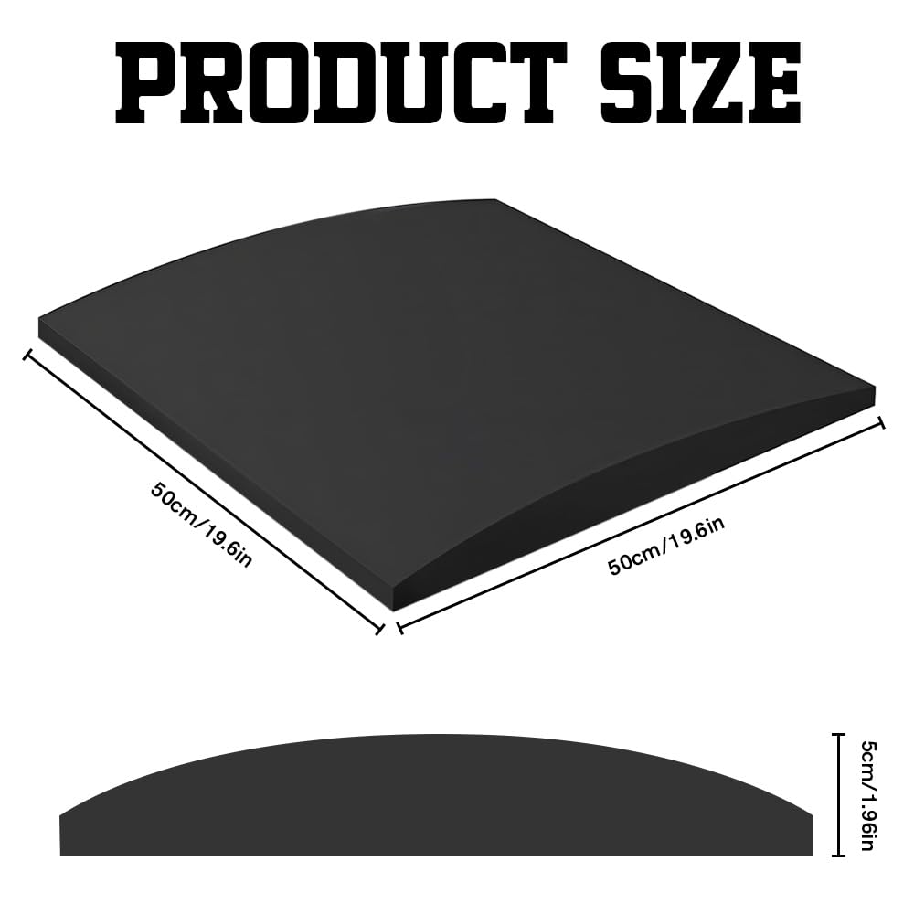 SKJJM 2 Pcs Sofa Cushion Support for Sagging Seat, 50 x 50cm High-Density Curve Couch Cushion Support, Furniture Seat Support, Sofa Support Boards