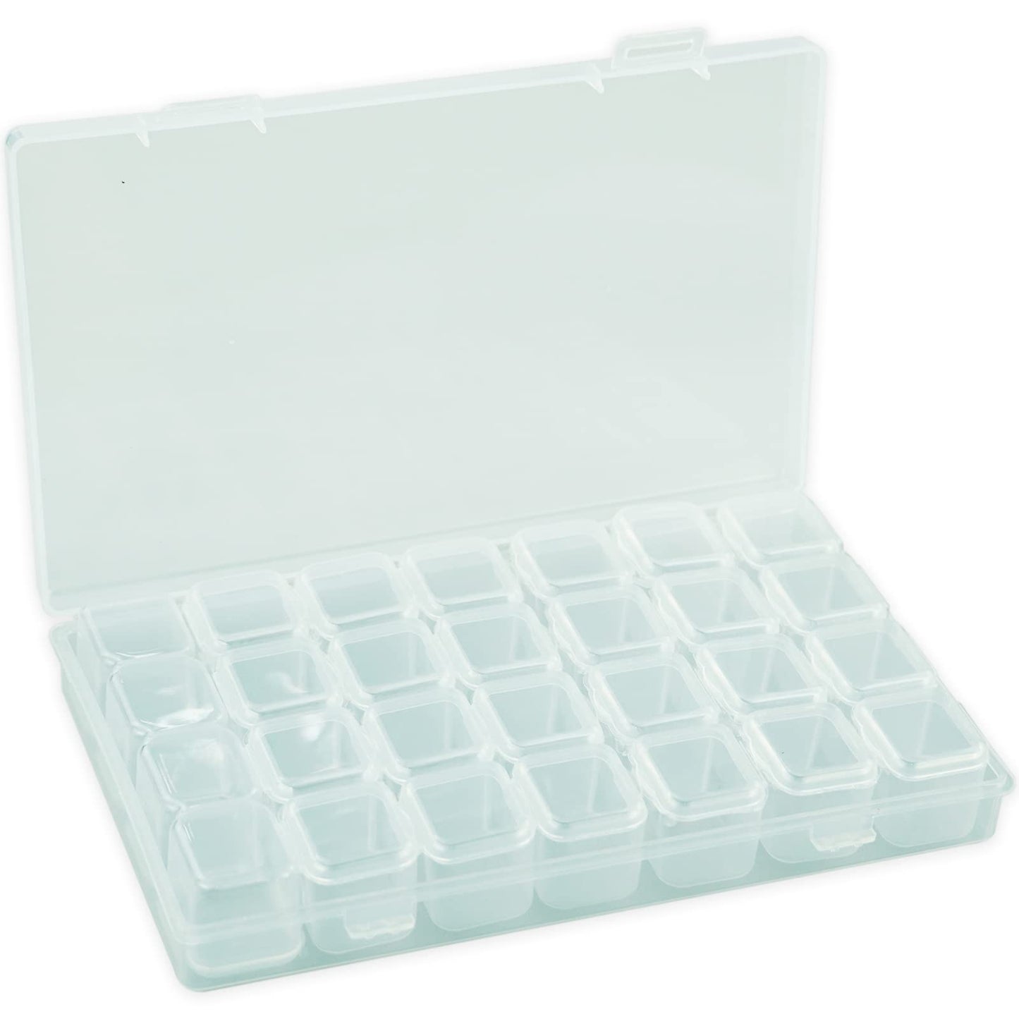 SZCXDKJ Art Storage Boxes,28 Grids Diamond Painting Accessories,Diamond Accessories Crystal Storage Box Embroidery Bead Boxes Organiser Case for