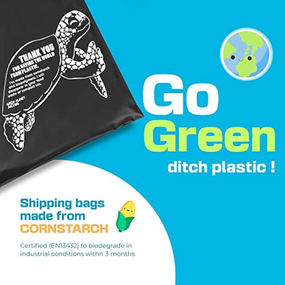 Compostable Mailing Bags,Biodegradable Mailing Bags,Eco Friendly Mailers 10 x 14" (25.5 x 35.5 cm) |25PK|