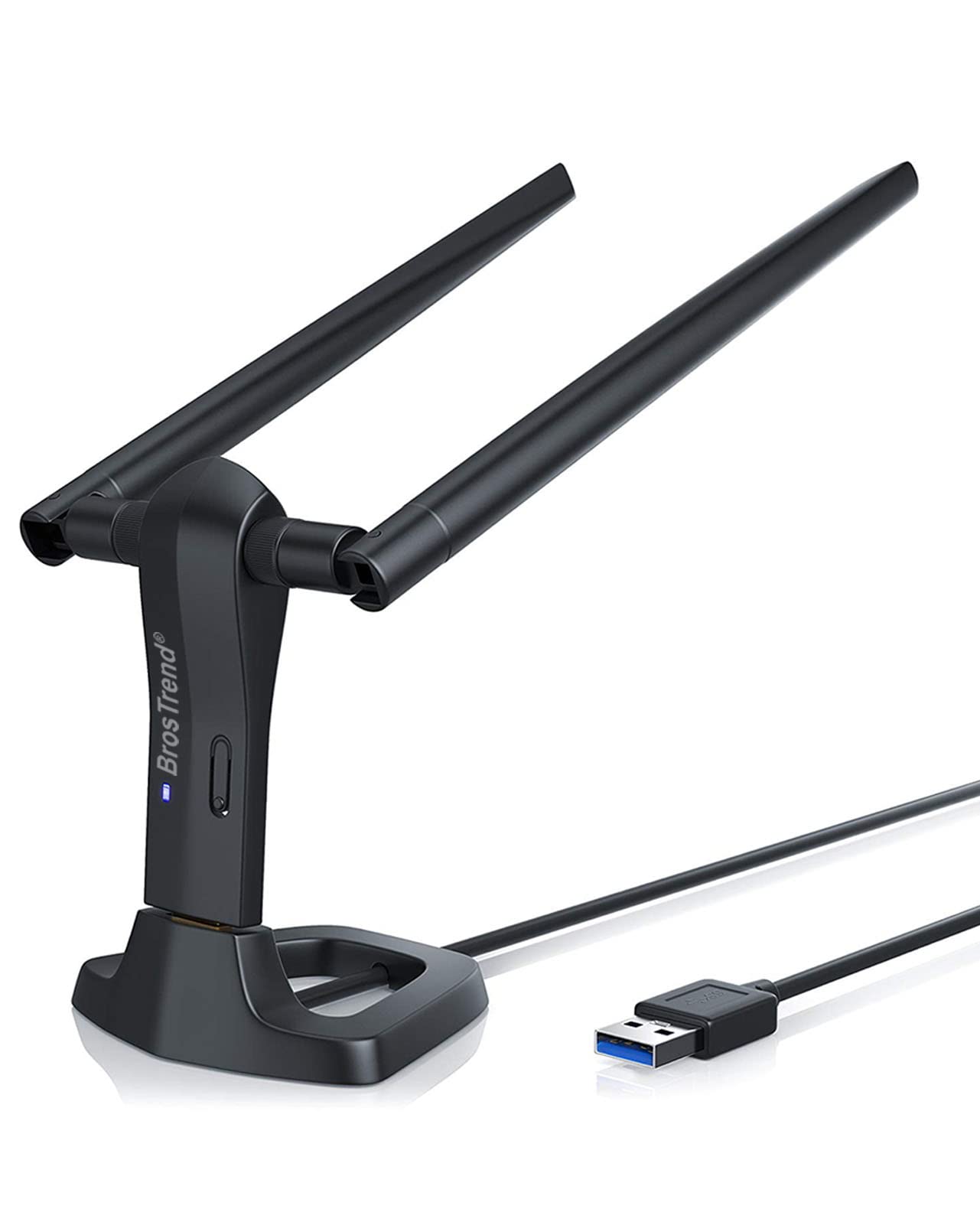 BrosTrend Linux WiFi Adapter for Kali, Ubuntu, Mint, Debian, Lubuntu, Xubuntu, MATE, LMDE, Raspberry Pi 2+, Windows 11, Linux WiFi dongle 1200Mbps,