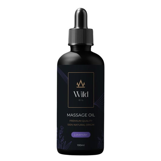Wild Massage Oil ? Natural & Vegan Body Oil for Hydration, Relaxation & Aromatherapy, Moisturising Skin & Nourishing Hair Treatment, Non-Greasy, Fast