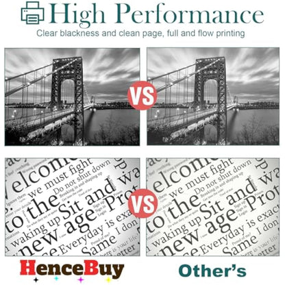 HenceBuy C310 C315 Toner Cartridges Compatible for Xerox C310 C310dni C310dnim C315 C315dni C315dnim Laser Printer 006R04356 006R04357 006R04358 006R04359 (Black Cyan Yellow Magenta, 4-Pack)
