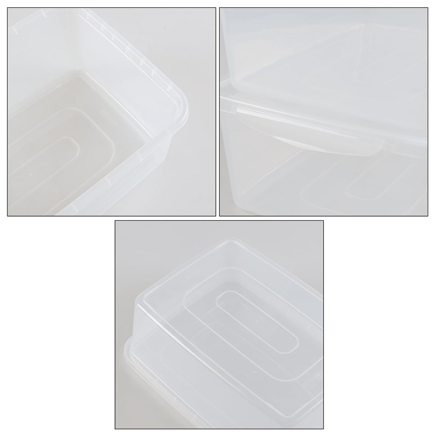 Parlynies 4-Pack Proofing Container with 14 L Capacity, Dough Rising Box
